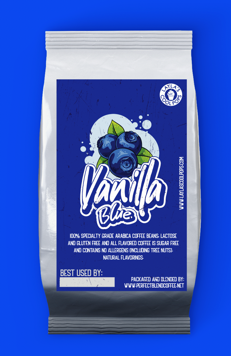Vanilla Blue Coffee (12 oz)